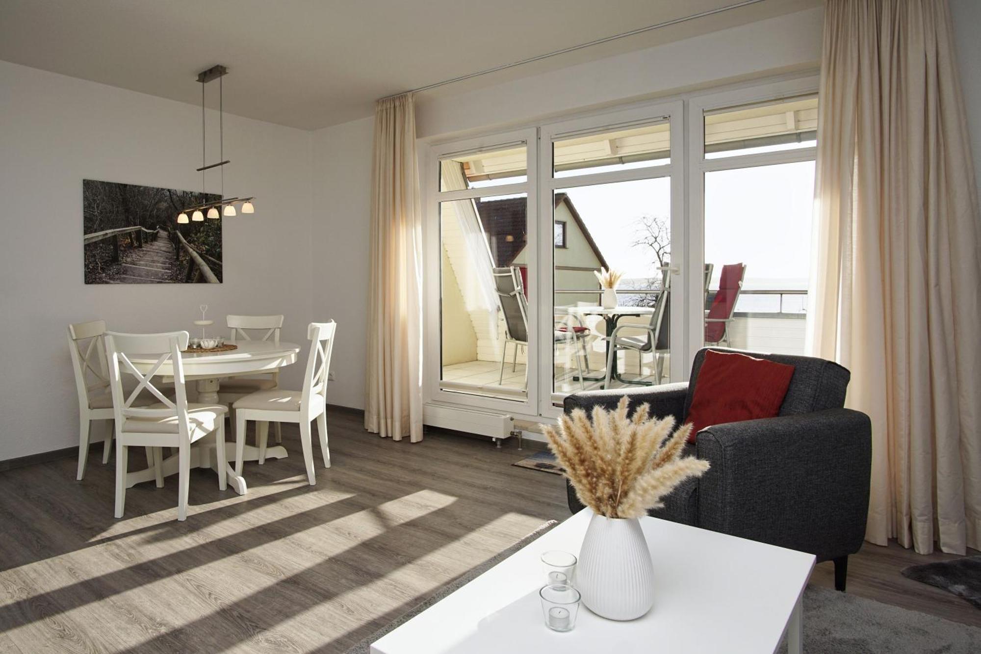 Hafenhäuser Breege FeWo 05 Balkon Exterior foto